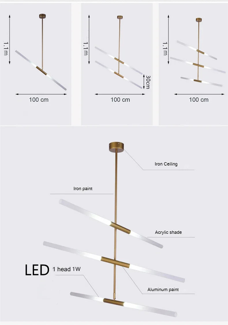 Hash - LED Pendants